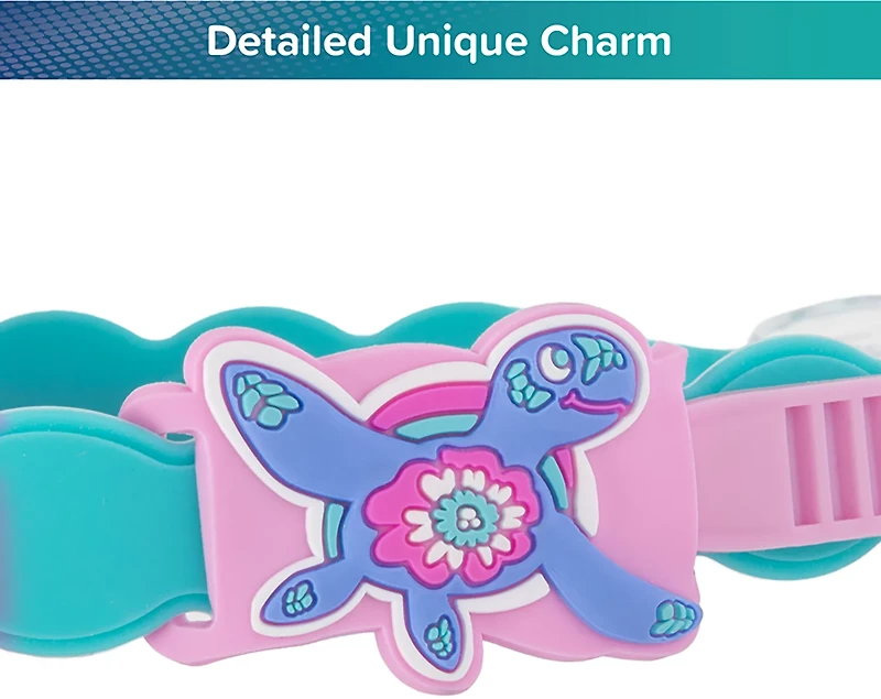 Aqua Leisure Girls’ LTS Pink Turtle Goggles