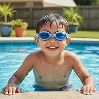 Aqua Leisure Boys’ LTS Blue Turtle Goggles