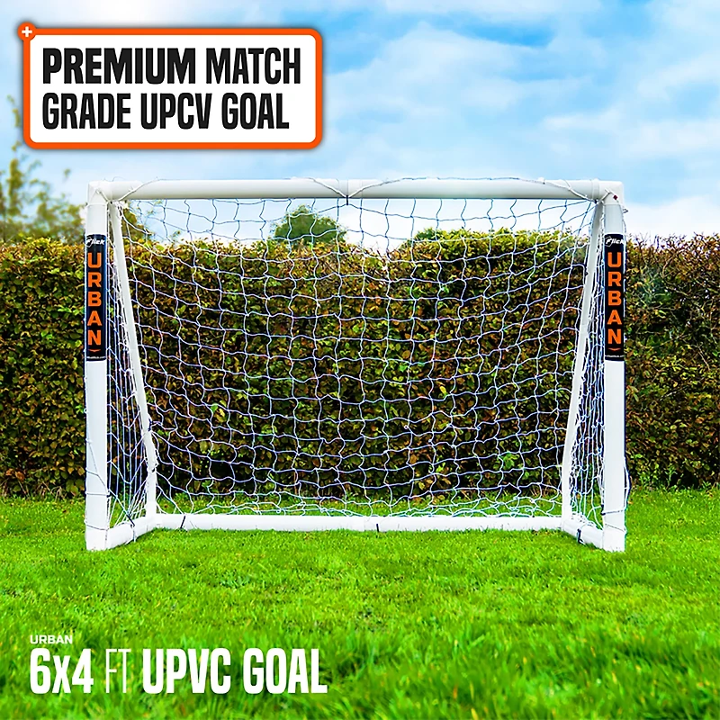 Flick Urban 6 ft x 4 ft UPVC Soccer Match Goal