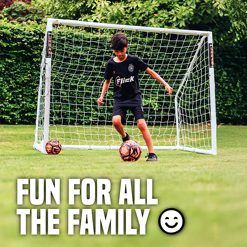 Flick Urban 6 ft x 4 ft UPVC Soccer Match Goal