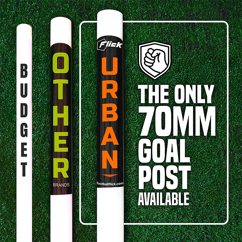 Flick Urban 6 ft x 4 ft UPVC Soccer Match Goal