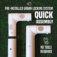 Flick Urban 6 ft x 4 ft UPVC Soccer Match Goal