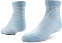 BCG Girls' Florals and Stripes Quarter Socks 6-Pack