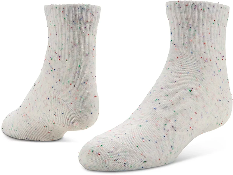 BCG Girls' Marls Quarter Socks 6-Pack