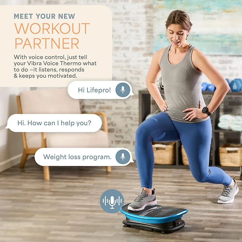 Lifepro Vibra Voice-Controlled Vibration Plate