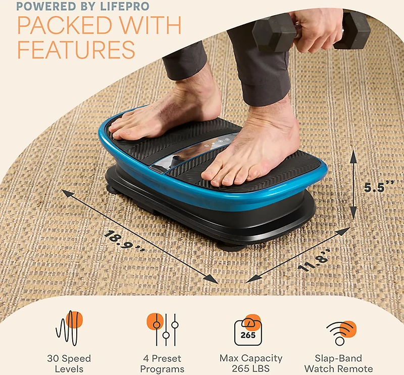 Lifepro Vibra Voice-Controlled Vibration Plate