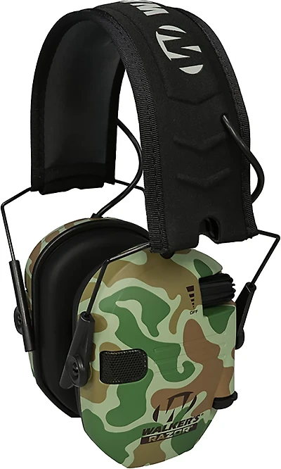 Walker's Razor Slim Duck Camo Electronic Muffs