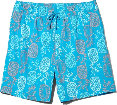 O'Rageous Men's Pineapple Printed Volley Liner Swim Shorts 6 in.