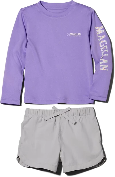Magellan Outdoors Toddler Girls' Caddo Lake T-shirt and Short Set