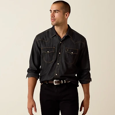 Ariat Men's Retro Halford Fitted Long Sleeve Snap Shirt