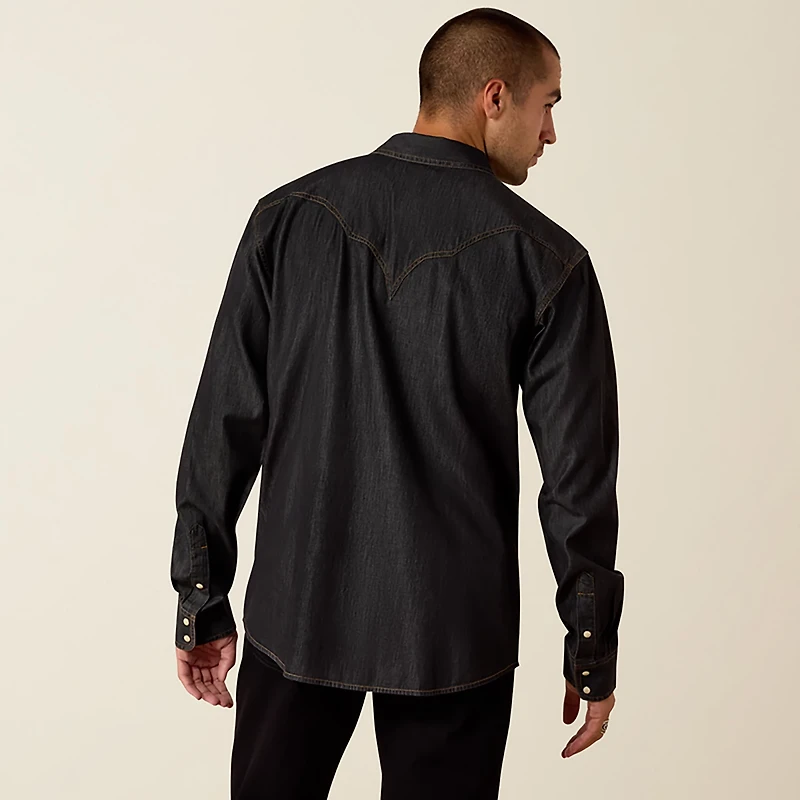 Ariat Men's Retro Halford Fitted Long Sleeve Snap Shirt
