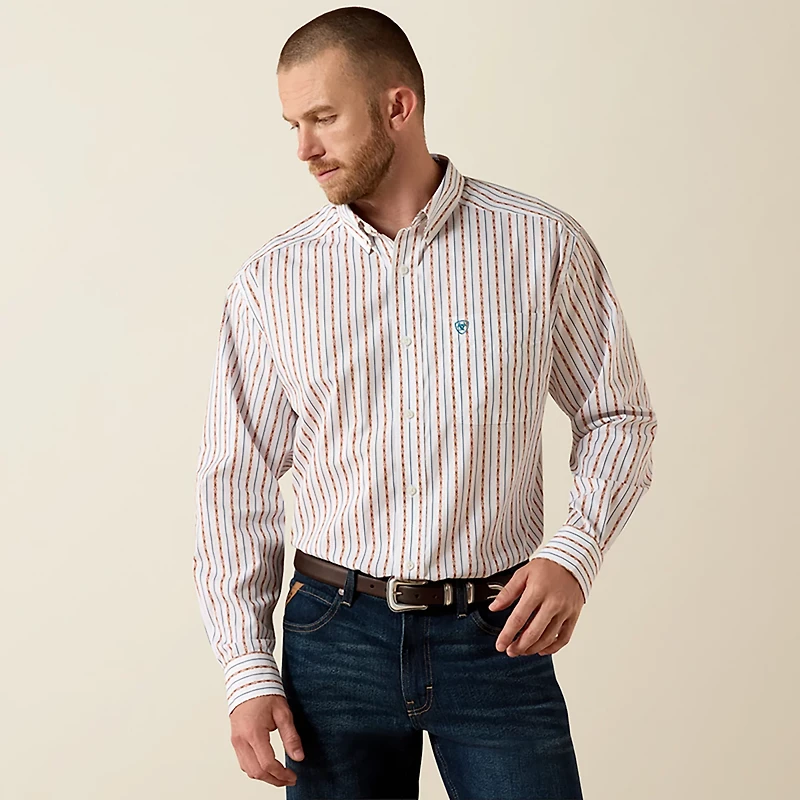 Ariat Men's Wrinkle Free Augustine Classic Fit Long Sleeve Shirt