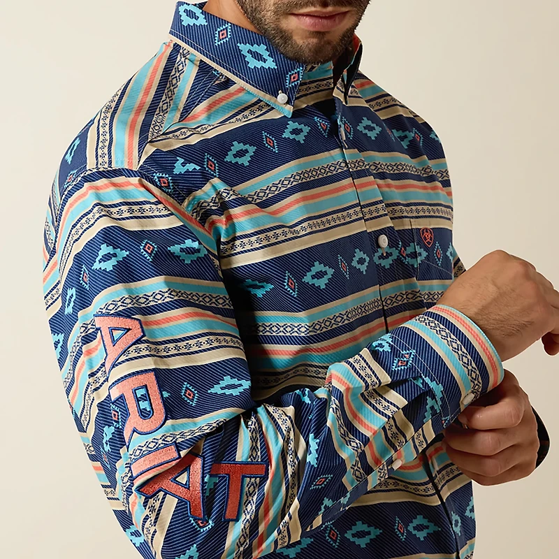 Ariat Men's Team Jet Classic Fit Long Sleeve Shirt