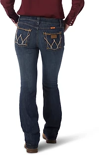 Wrangler Women's Flame-Resistant Retro Mae Regular Fit Bootcut Work Jeans