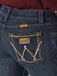 Wrangler Women's Flame-Resistant Retro Mae Regular Fit Bootcut Work Jeans