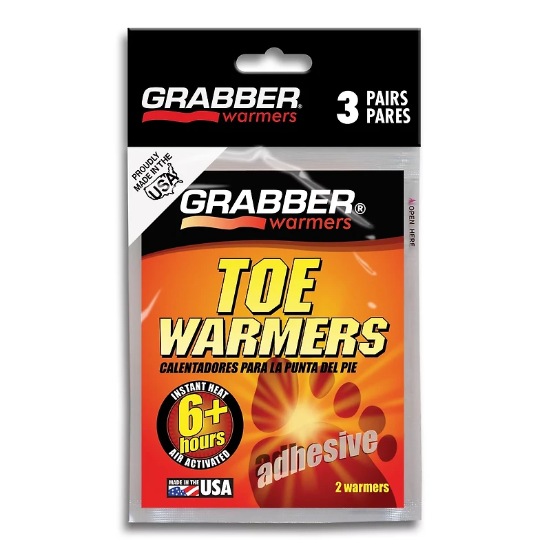 Grabber Toe Warmers 3 Pairs
