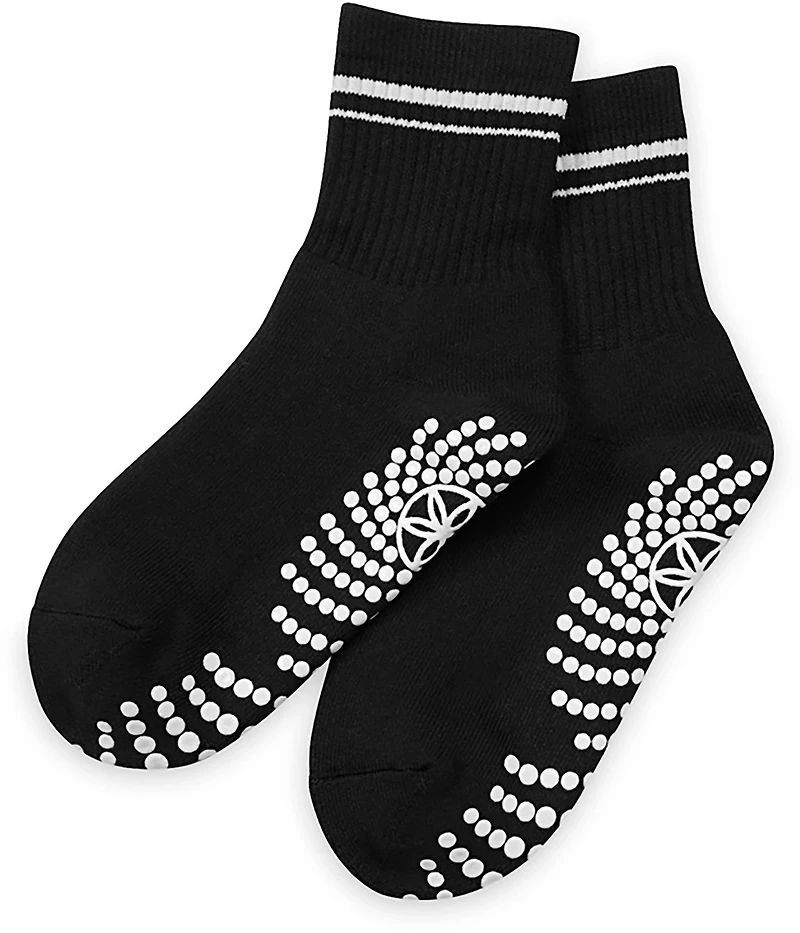 Gaiam Grippy Crew Socks 2-Pack