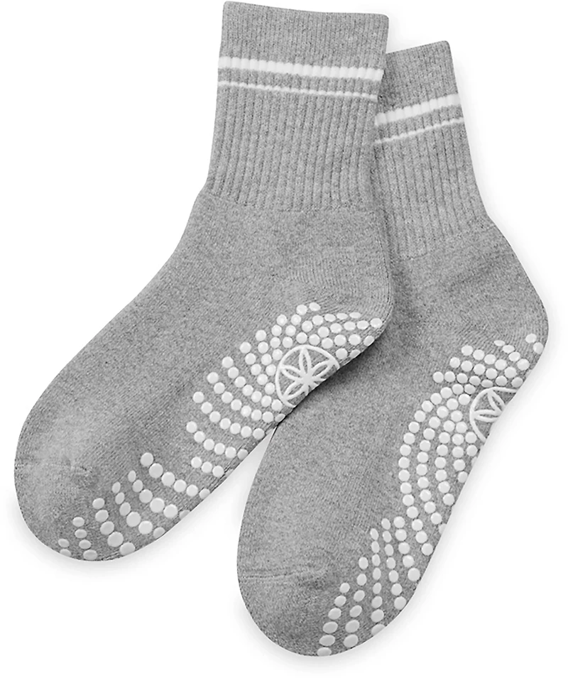 Gaiam Grippy Crew Socks 2-Pack