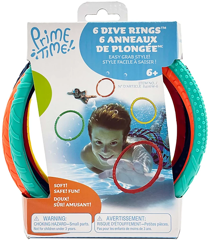 Prime Time Toys, LLC. Dizzy Dive Rings 6-Pack