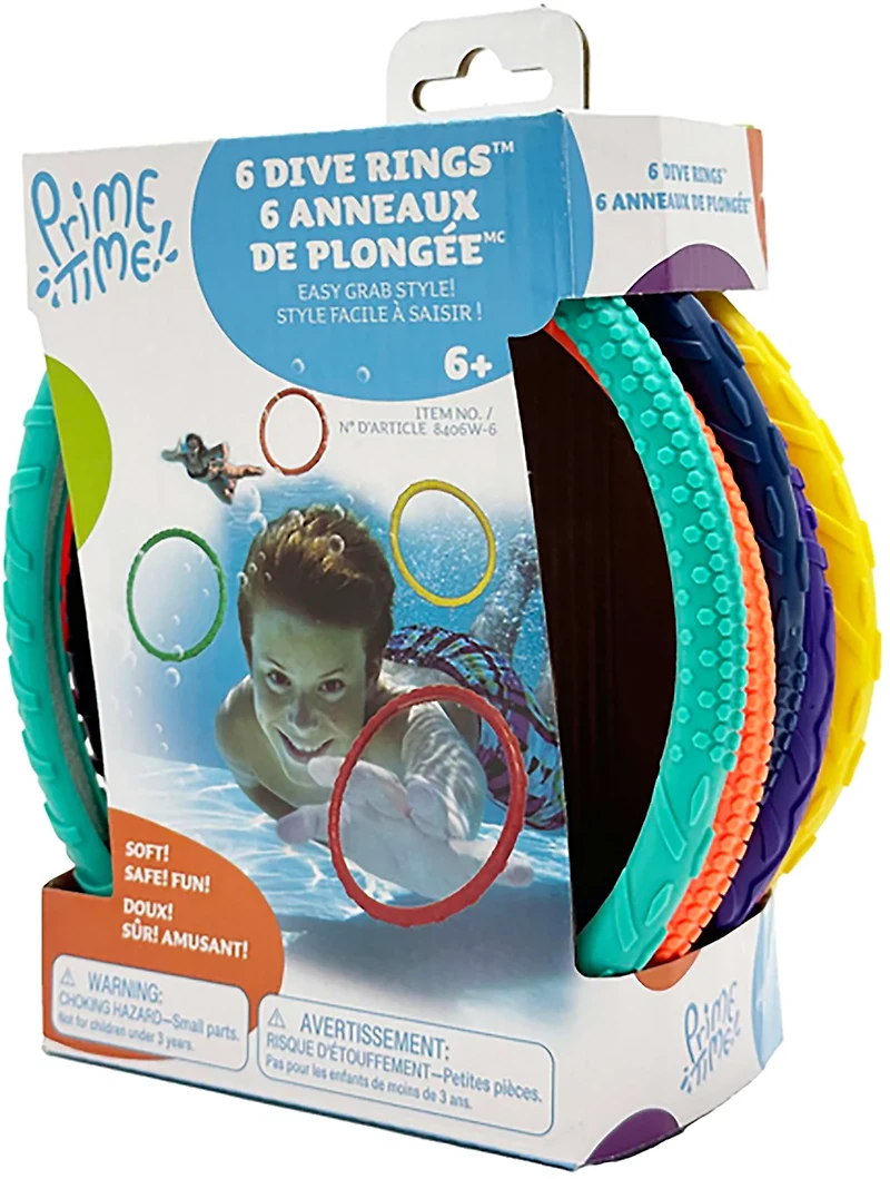 Prime Time Toys, LLC. Dizzy Dive Rings 6-Pack
