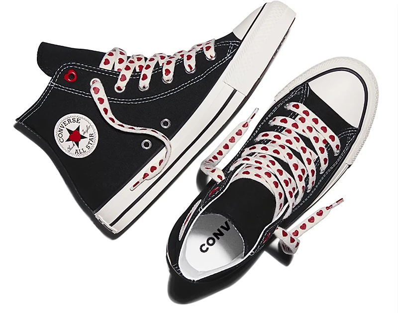 Converse Kids' Chuck Taylor All Star Heart Lace Shoes