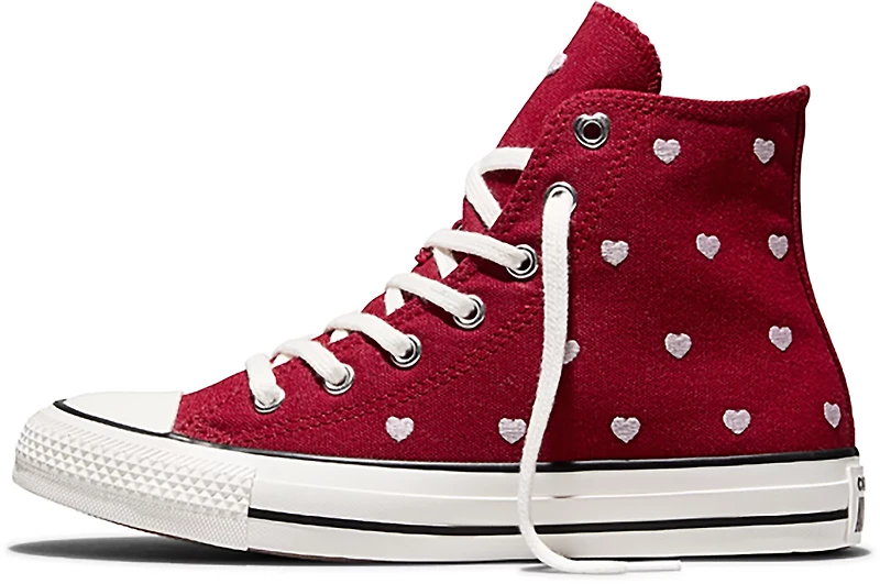 Converse Kids' Chuck Taylor All Star Embroidered Hearts Shoes