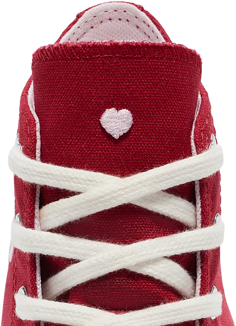 Converse Kids' Chuck Taylor All Star Embroidered Hearts Shoes