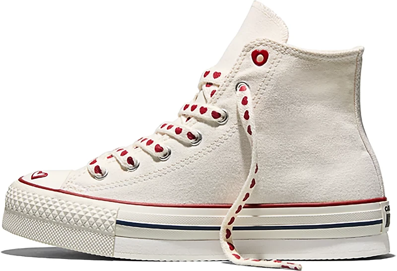 Converse Kids' Chuck Taylor All Star EVA Lift Hearts Shoes