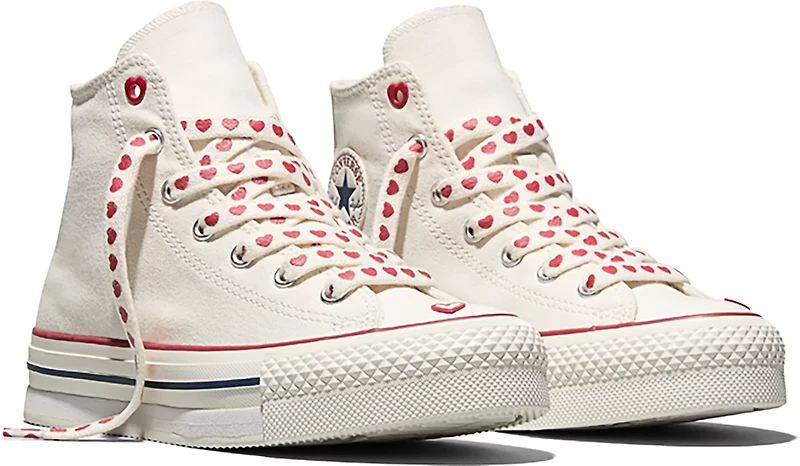 Converse Kids' Chuck Taylor All Star EVA Lift Hearts Shoes