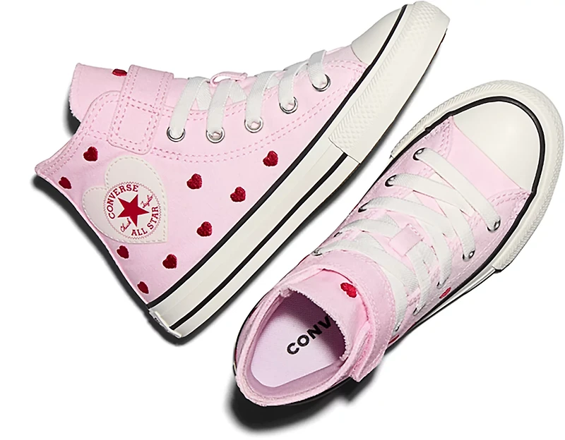 Converse Kids' Chuck Taylor All Star Hearts & Roses Easy On Shoes