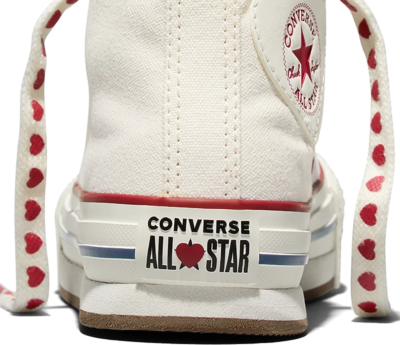 Converse Kids Pre School Chuck Taylor All Star EVA Lift Hearts Shoes