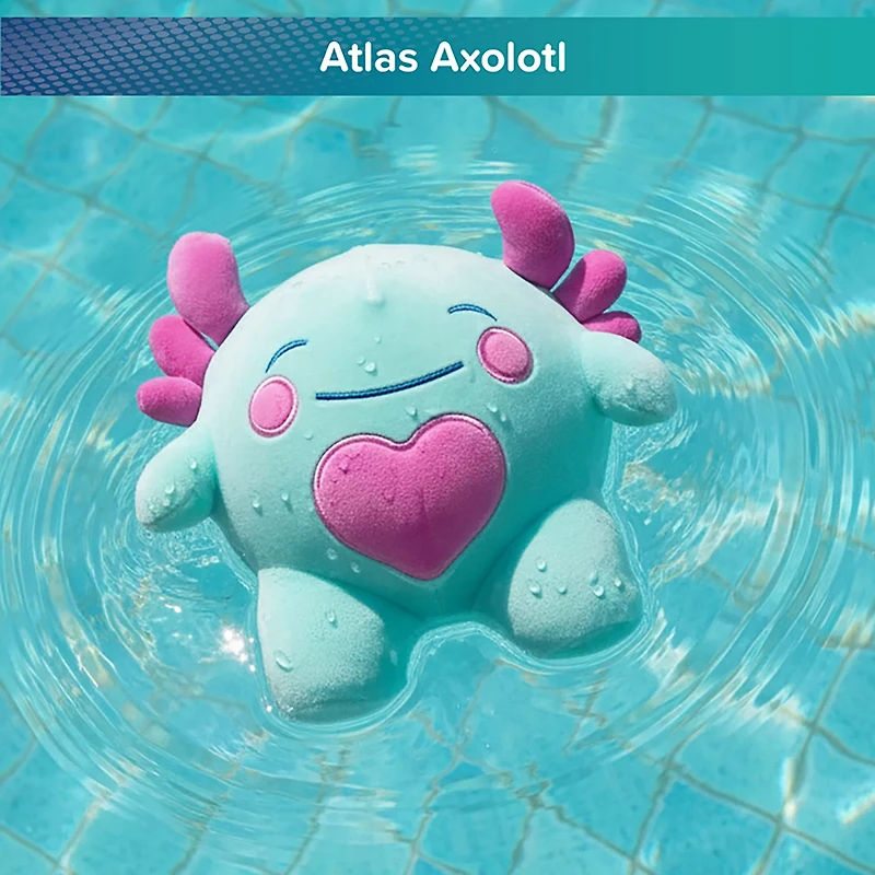 Aqua Leisure SwimBuddy Inflatable Plush Axolotl