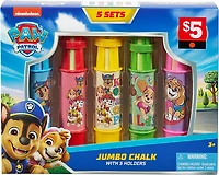 PAW Patrol Jumbo Chalk 5-Pack