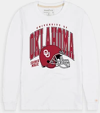 Homefield Men's Oklahoma Sooners Retro Football Helmet Long Sleeve T-shirt