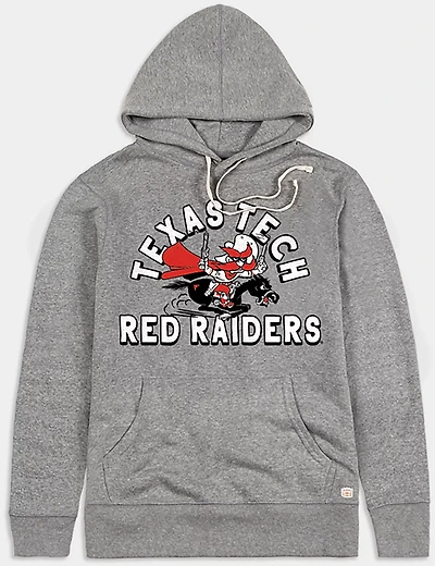 Homefield Men's Texas Tech Red Raiders Vintage Long Sleeve Hoodie