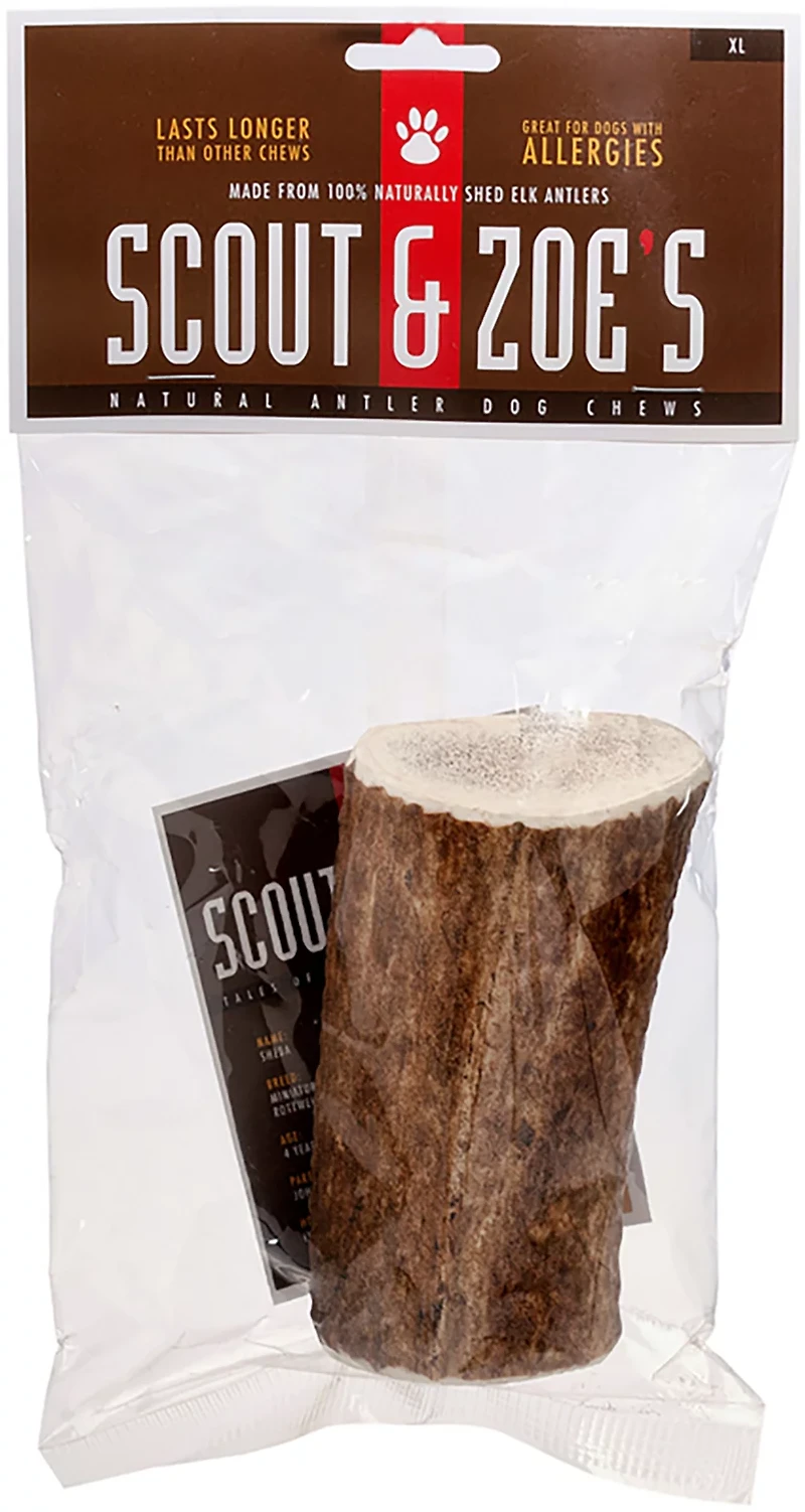 Scout & Zoe's Extra Large Elk Antler Dog Chews