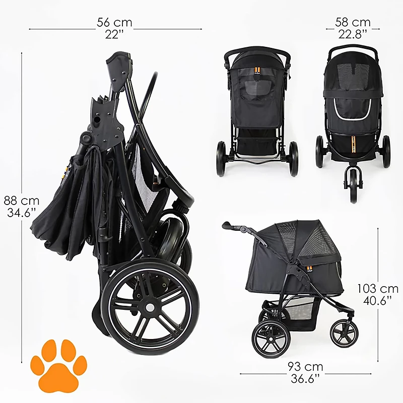 My Duque Pet 3-Wheel Stroller