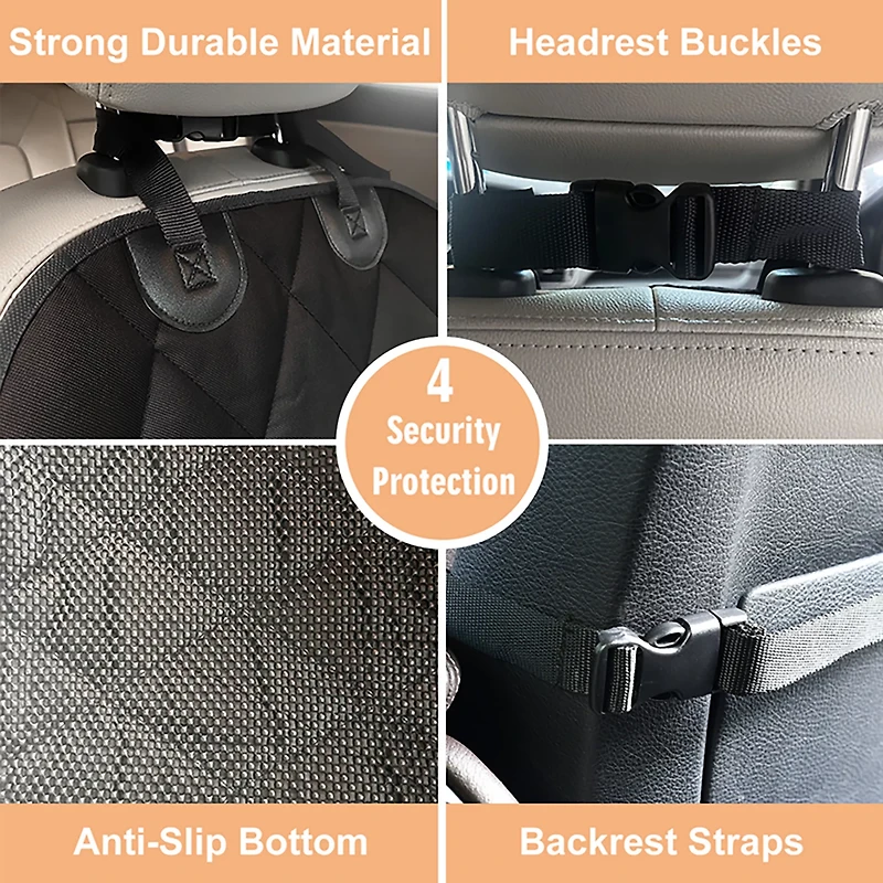 Jespet & Goopaws 40 Quilted Pet Front Car Seat Cover