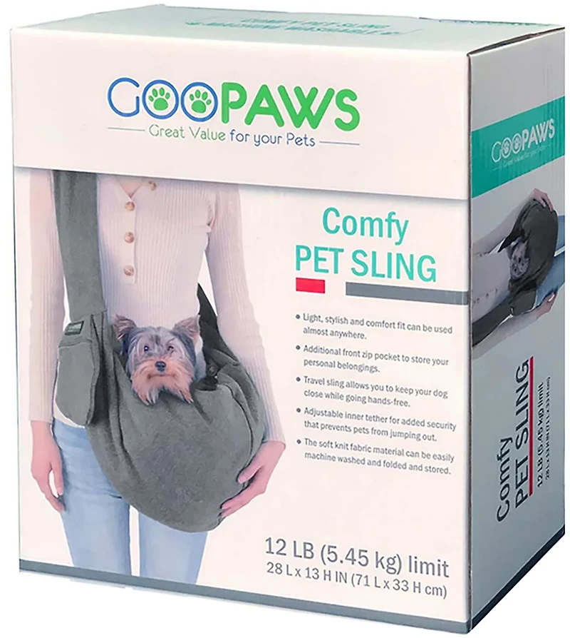 Jespet & Goopaws Comfy Pet Sling