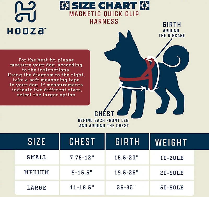 Hooza Quick Clip One Click Harness