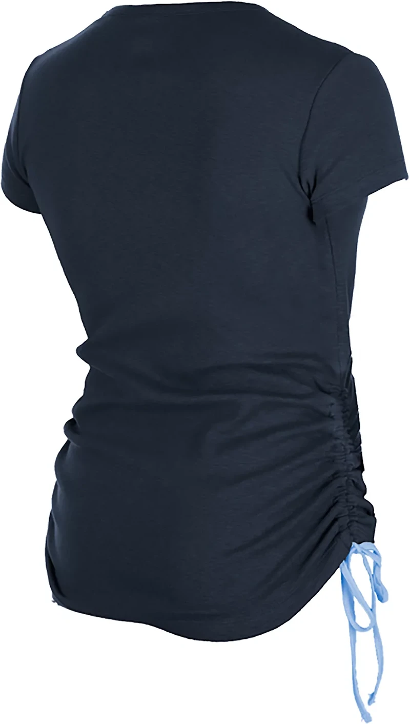 New Era Women's Tampa Bay Rays Short Sleeve Ruched Side T-shirt