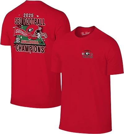 The Victory Men’s University of Georgia 2025 SEC Champs Helmet T-shirt