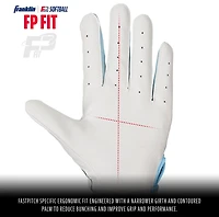 Franklin Kids' USA Softball Batting Gloves