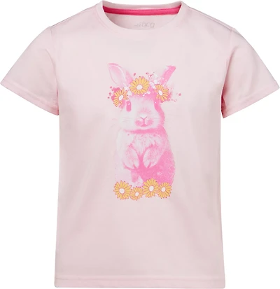 BCG Girls' Lifestyle Cotton Daisy Bunny T-shirt