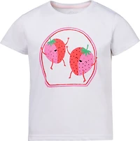 BCG Girls' Lifestyle Cotton Strawberry T-shirt