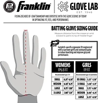 Franklin Kids' USA Softball Batting Gloves