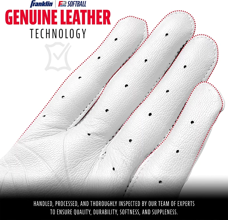 Franklin Girls' USA Softball CFX Pro Batting Gloves