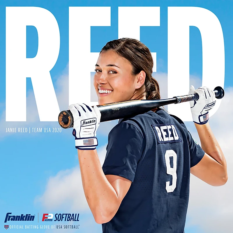 Franklin Girls' USA Softball CFX Pro Batting Gloves