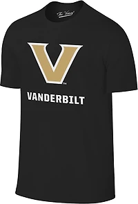 The Victory Men's Vanderbilt University Primary Logo Over School Graphic T-shirt