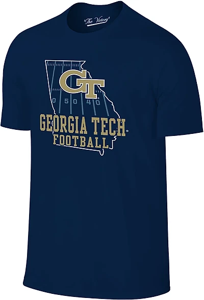 The Victory Men's Georgia Tech State Football Graphic T-shirt